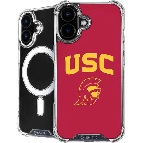 University of Southern California USC Trojan Logo iPhone 16 MagSafe Case