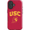 University of Southern California USC Trojan Logo iPhone 16 Plus Impact Case