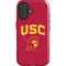 University of Southern California USC Trojan Logo iPhone 16 Plus Magsafe Impact Case