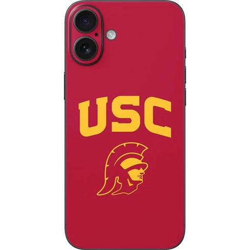 University of Southern California USC Trojan Logo iPhone 16 Plus Skin
