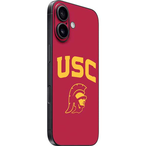 University of Southern California USC Trojan Logo iPhone 16 Plus Skin