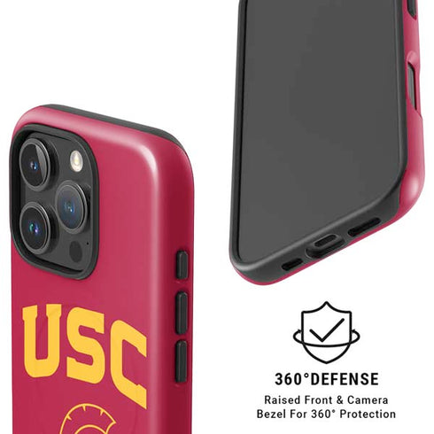 University of Southern California USC Trojan Logo iPhone 16 Pro Max Magsafe Impact Case