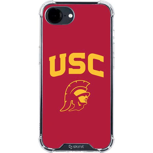 University of Southern California USC Trojan Logo iPhone 16e Clear Case