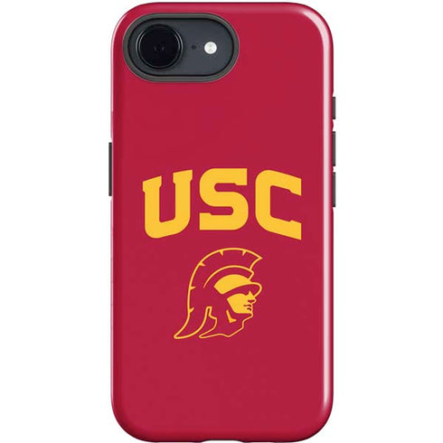 University of Southern California USC Trojan Logo iPhone 16e Impact Case