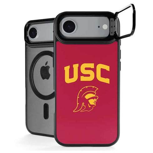University of Southern California USC Trojan Logo iPhone 17 Air Kickstand Case