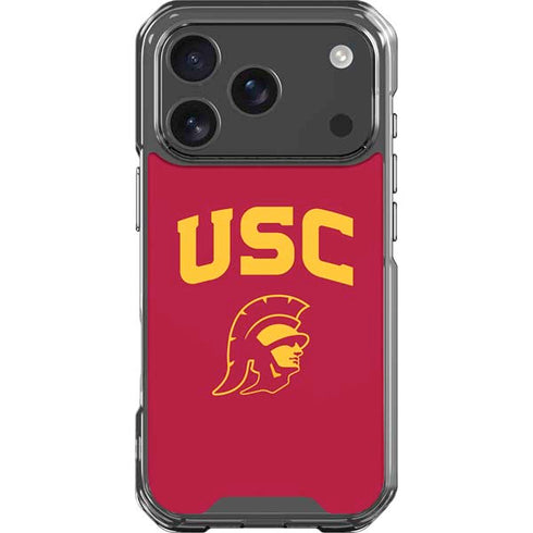 University of Southern California USC Trojan Logo iPhone 17 Pro Clear Case