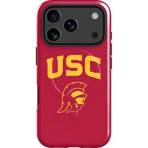 University of Southern California USC Trojan Logo iPhone 17 Pro Max Magsafe Impact Case