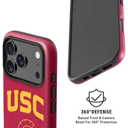 University of Southern California USC Trojan Logo iPhone 17 Pro Max Magsafe Impact Case