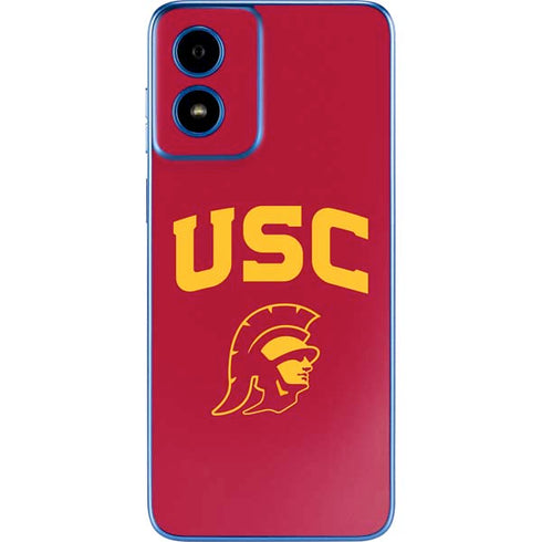 University of Southern California USC Trojan Logo Moto G Play 4G (2024) Skin