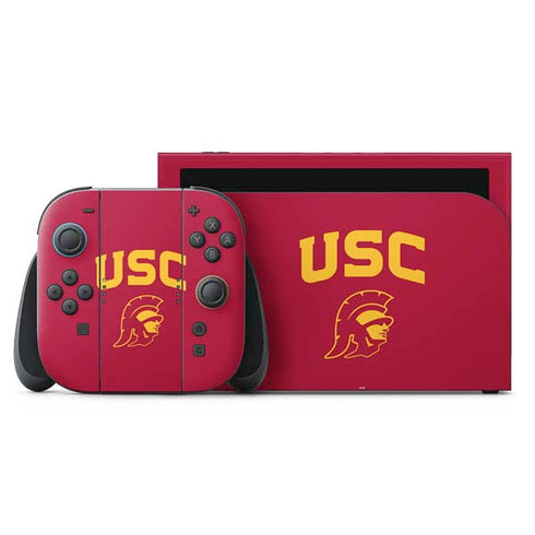 University of Southern California USC Trojan Logo Nintendo Skins