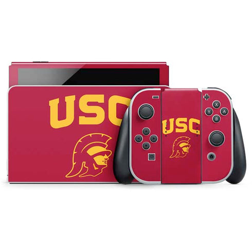 University of Southern California USC Trojan Logo Nintendo Skins