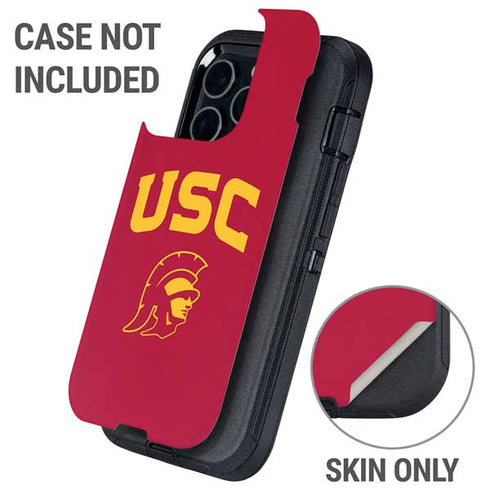 University of Southern California USC Trojan Logo Otterbox Defender iPhone Skin
