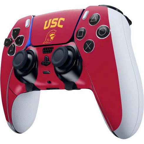 University of Southern California USC Trojan Logo PS5 DualSense Edge Pro Controller Skin