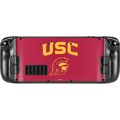 University of Southern California USC Trojan Logo Steam Deck Handheld Gaming Computer Skin