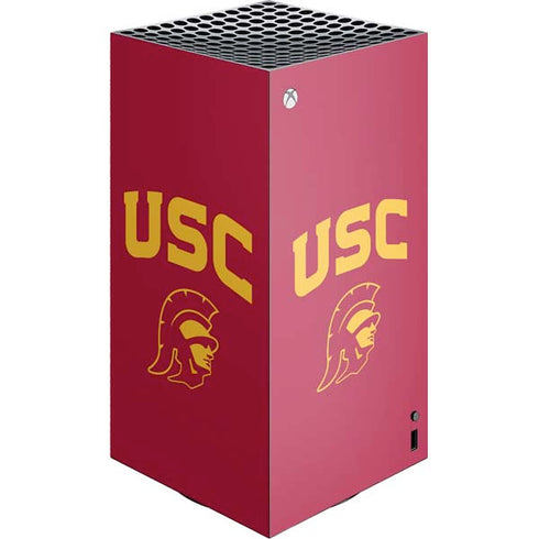 University of Southern California USC Trojan Logo XBox Series X Digital Edition Console Skin