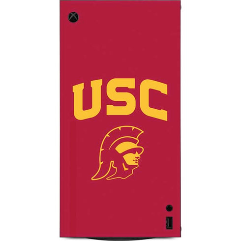 University of Southern California USC Trojan Logo XBox Series X Digital Edition Console Skin