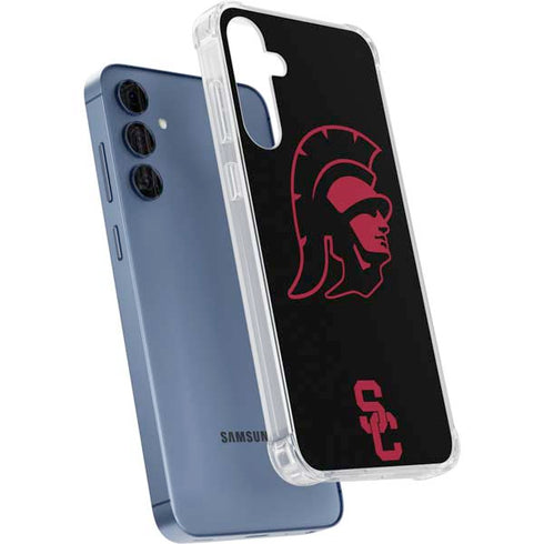 University of Southern California USC Trojan Mascot Galaxy A55 5G Clear Case