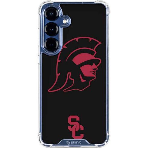 University of Southern California USC Trojan Mascot Galaxy S25 FE Clear Case