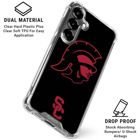 University of Southern California USC Trojan Mascot Galaxy S26 Plus Clear Case