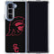University of Southern California USC Trojan Mascot Galaxy Z Fold5 5G Clear Case