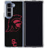 University of Southern California USC Trojan Mascot Galaxy Z Fold5 5G Clear Case