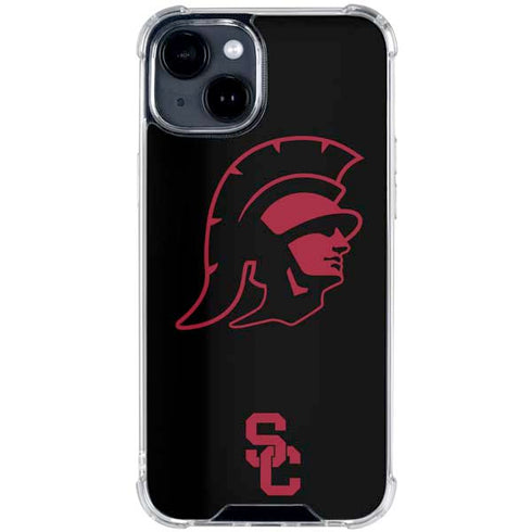 University of Southern California USC Trojan Mascot iPhone 15 Clear Case