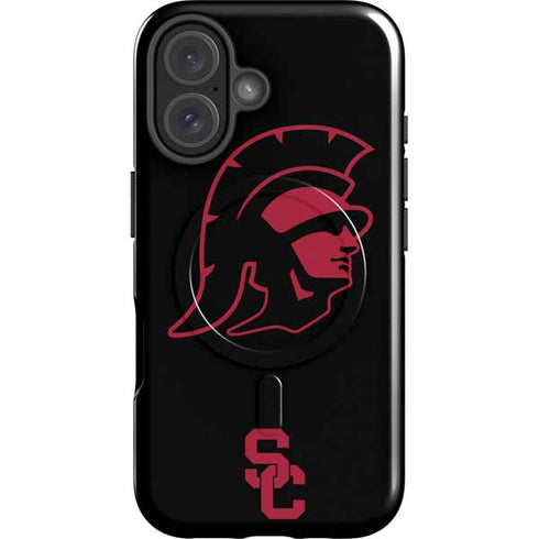 University of Southern California USC Trojan Mascot iPhone 16 Magsafe Impact Case