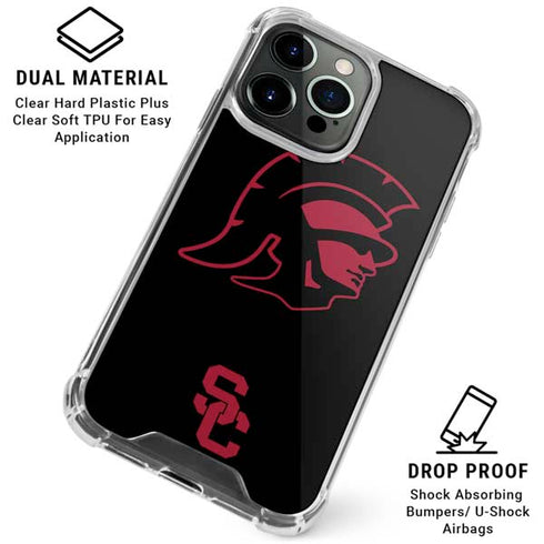 University of Southern California USC Trojan Mascot iPhone 16 Pro Clear Case