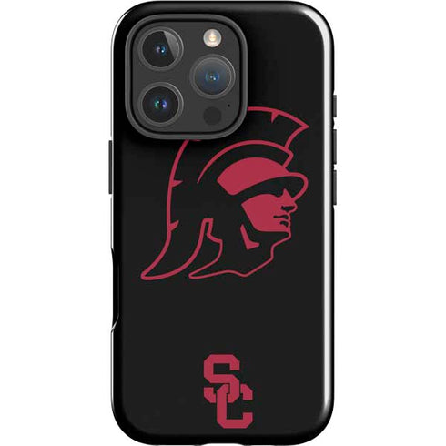 University of Southern California USC Trojan Mascot iPhone 16 Pro Impact Case