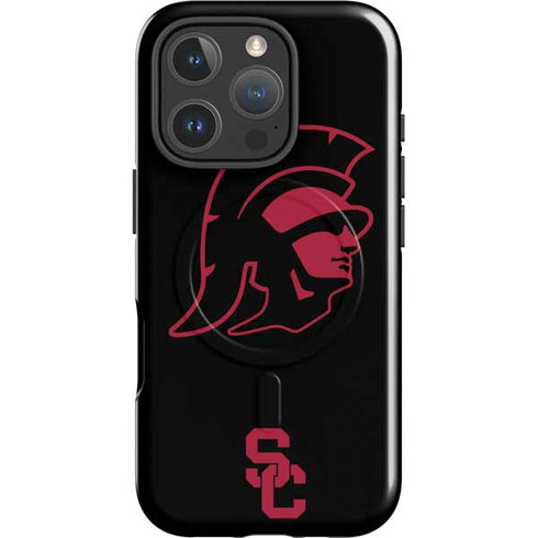 University of Southern California USC Trojan Mascot iPhone 16 Pro Magsafe Impact Case