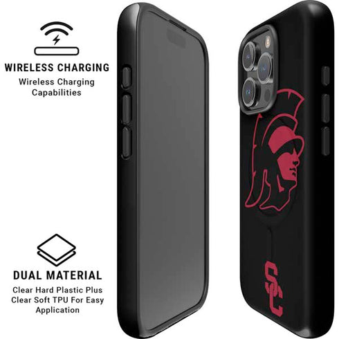 University of Southern California USC Trojan Mascot iPhone 16 Pro Magsafe Impact Case