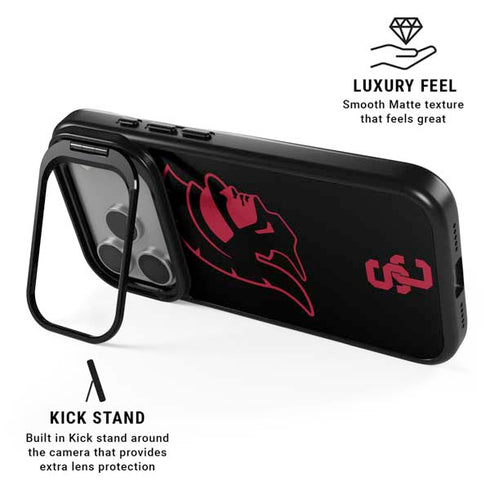 University of Southern California USC Trojan Mascot iPhone 17 Pro Kickstand Case
