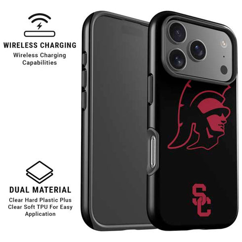 University of Southern California USC Trojan Mascot iPhone 17 Pro Magsafe Impact Case