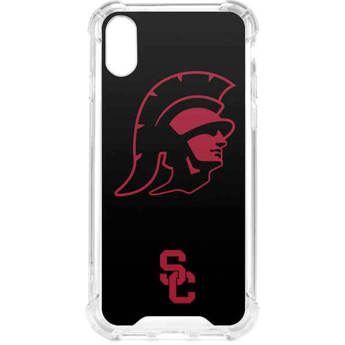 University of Southern California USC Trojan Mascot iPhone XS Clear Case