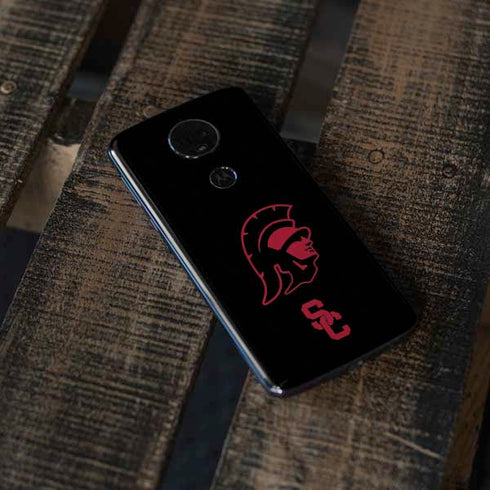 University of Southern California USC Trojan Mascot Moto E5 Plus Skin