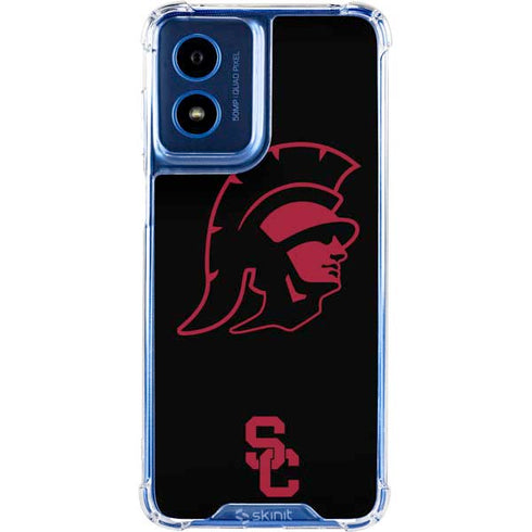 University of Southern California USC Trojan Mascot Moto G 5G (2024) Clear Case