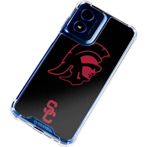 University of Southern California USC Trojan Mascot Moto G 5G (2024) Clear Case