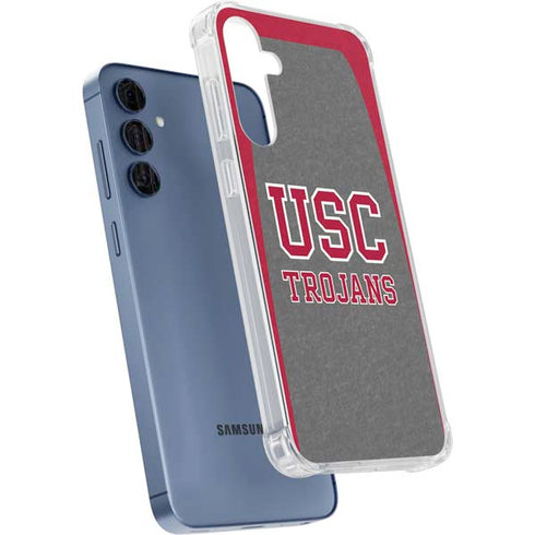 University of Southern California USC Trojans Galaxy A35 5G Clear Case