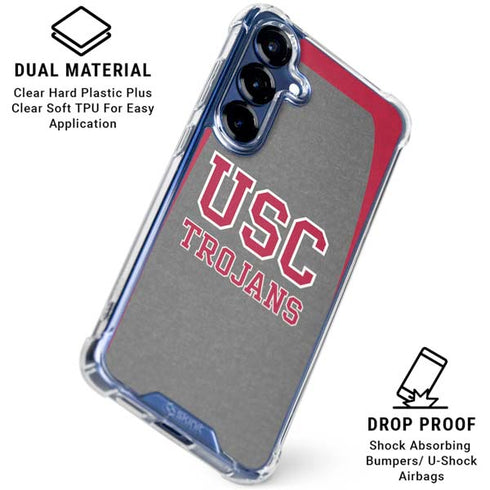 University of Southern California USC Trojans Galaxy S25 Clear Case