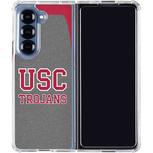 University of Southern California USC Trojans Galaxy Z Fold6 Clear Case