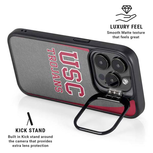 University of Southern California USC Trojans iPhone 14 Pro Kickstand Case