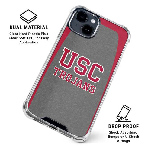 University of Southern California USC Trojans iPhone 15 Clear Case