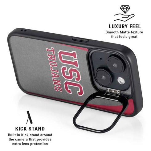 University of Southern California USC Trojans iPhone 15 Kickstand Case