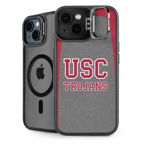 University of Southern California USC Trojans iPhone 15 Plus Kickstand Case