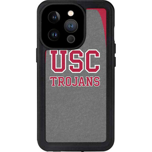University of Southern California USC Trojans iPhone 15 Pro Waterproof Case