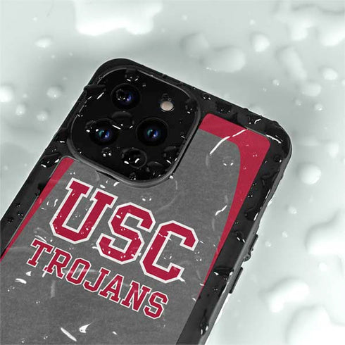 University of Southern California USC Trojans iPhone 15 Pro Waterproof Case