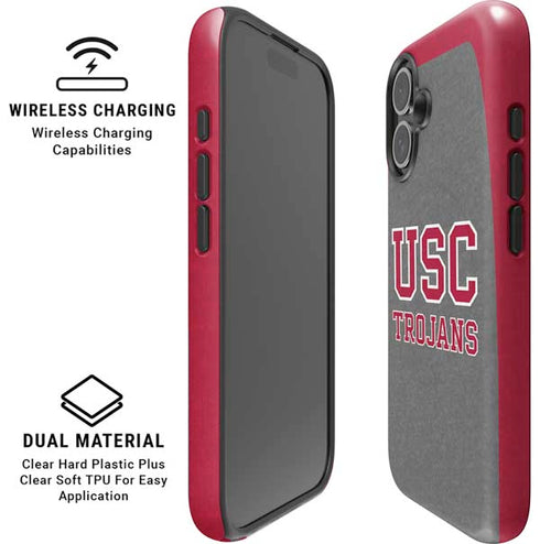 University of Southern California USC Trojans iPhone 16 Magsafe Impact Case
