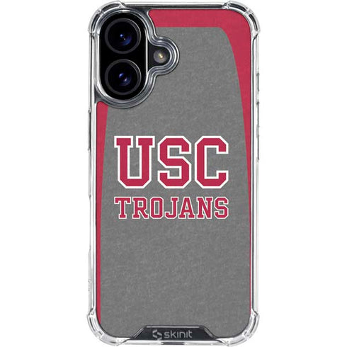 University of Southern California USC Trojans iPhone 16 Plus Clear Case