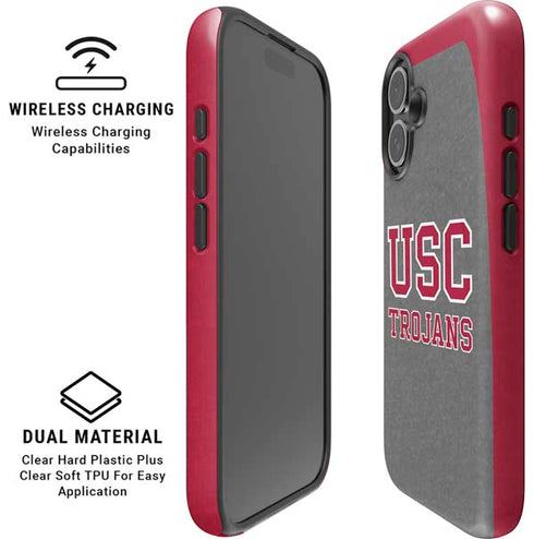 University of Southern California USC Trojans iPhone 16 Plus Magsafe Impact Case