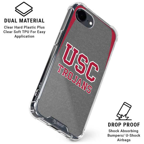 University of Southern California USC Trojans iPhone 16e Clear Case